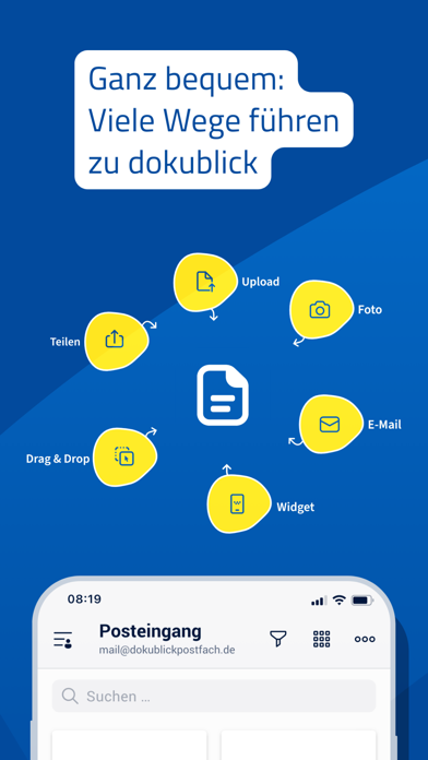 dokublick - Dokumente & Belege Screenshot