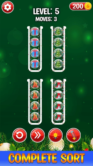 Christmas Game - Bottle Fill Screenshot