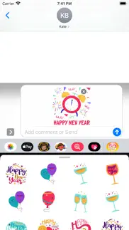 How to cancel & delete happynewyear all for imessage 3