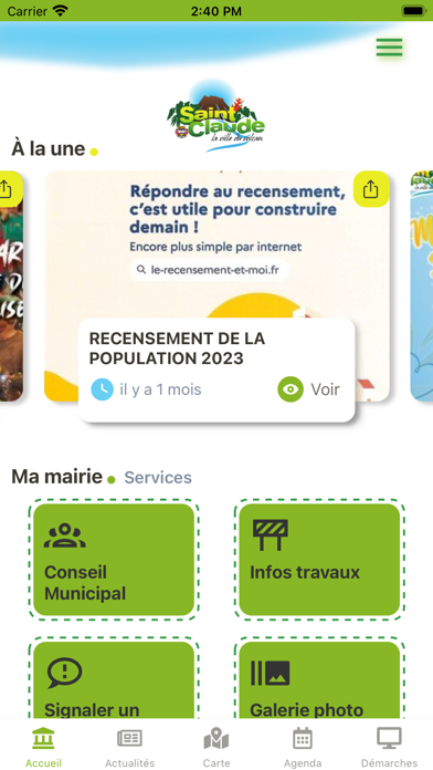 Saint-Claude Connect Screenshot