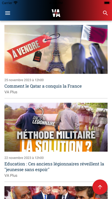 Valeurs Actuelles Screenshot