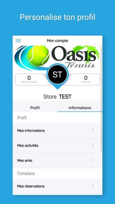 Oasis Padel Club Screenshot
