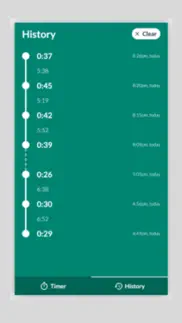 contraction timer app. iphone screenshot 1