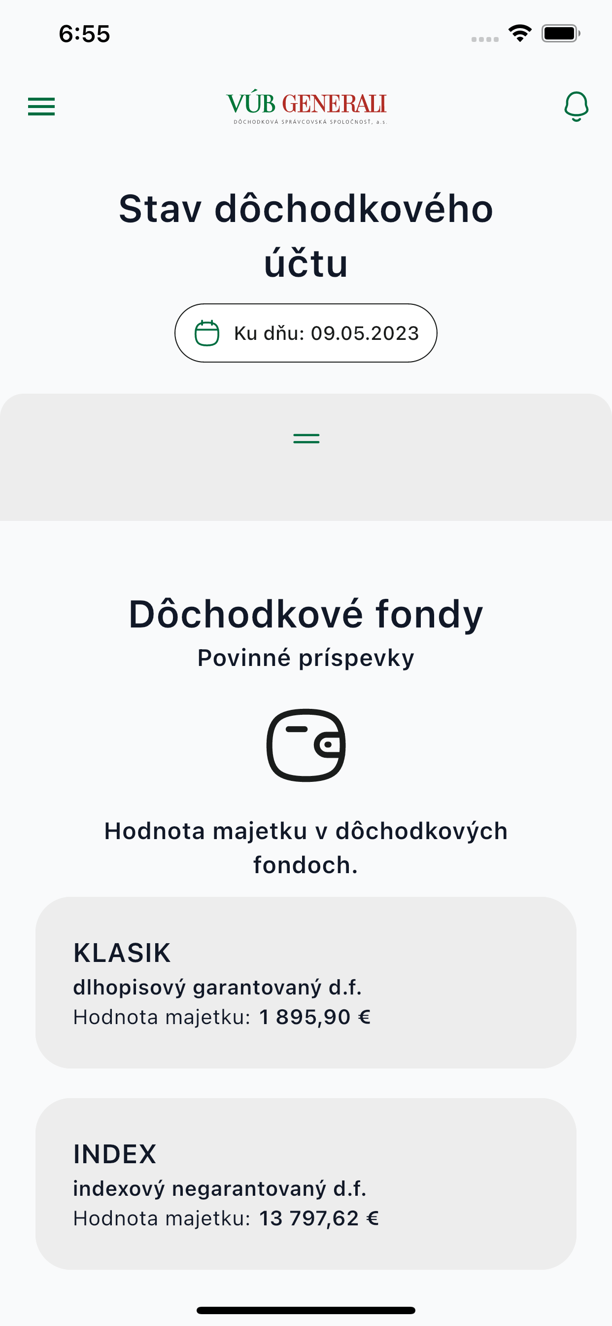 dôchodOK od VÚB Generali