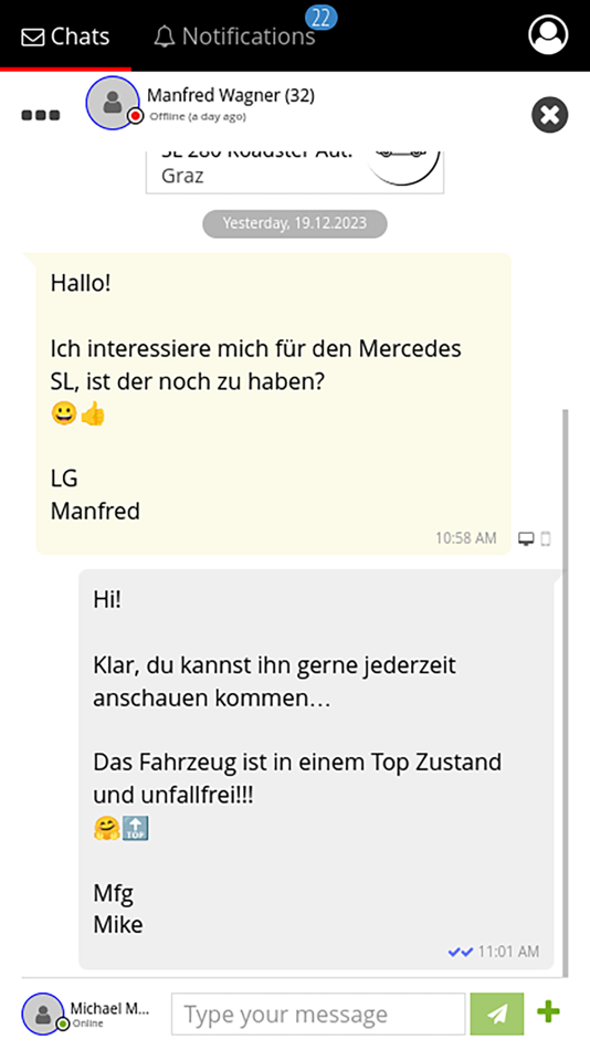 #3. F4F Messenger (iOS) 由: Ad Web Solutions GmbH & Co KG