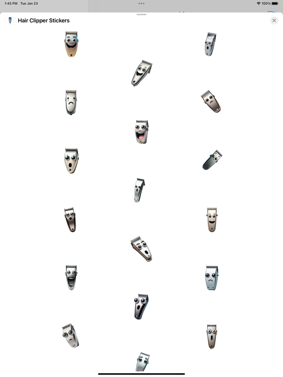 Screenshot #4 pour Hair Clipper Stickers
