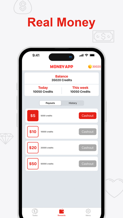 Money App – Cash & Rewards App Screenshot