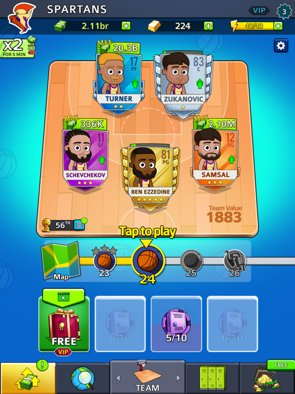 Screenshot #4 pour Idle Five - Basketball Manager