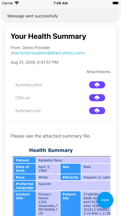 EHRez Patient Portal screenshot-4