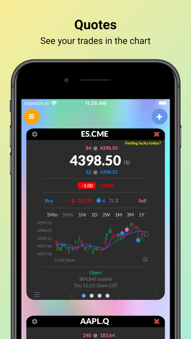 Rithmic Trader Pro™ Screenshot