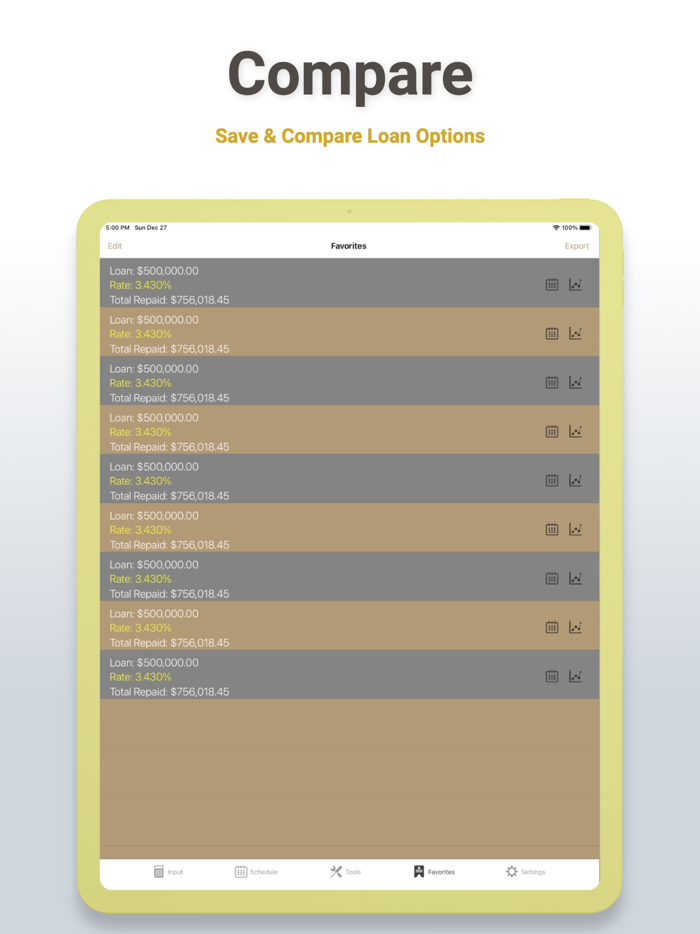 Loan and Mortgage Calculator