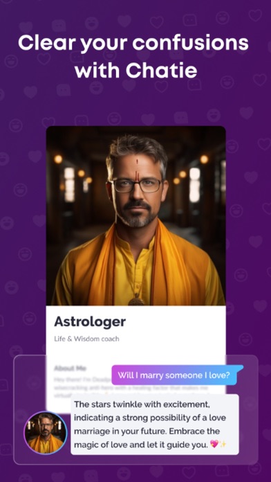 Chatie: AI Friend, Fun & Coach Screenshot
