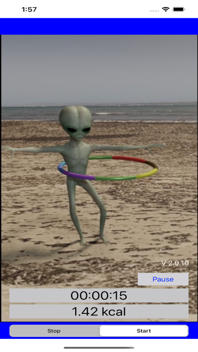 Hula Hoop kcal Tracker Screenshot