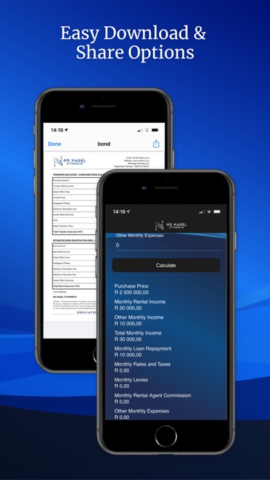 NR Nagel Attorneys Screenshot