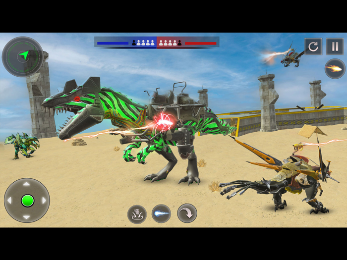 Dino Robot War Transformation