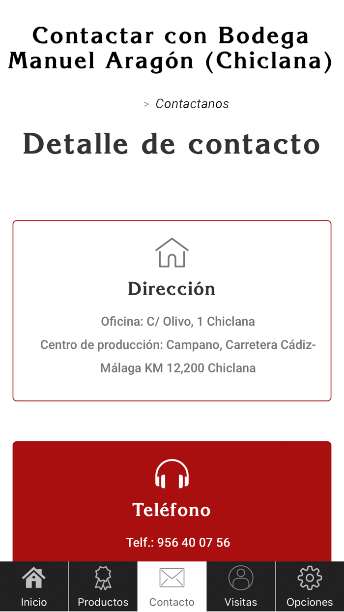 Bodega Manuel Aragón Sanatorio