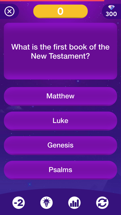 Screenshot #1 pour Bible Quiz Game!