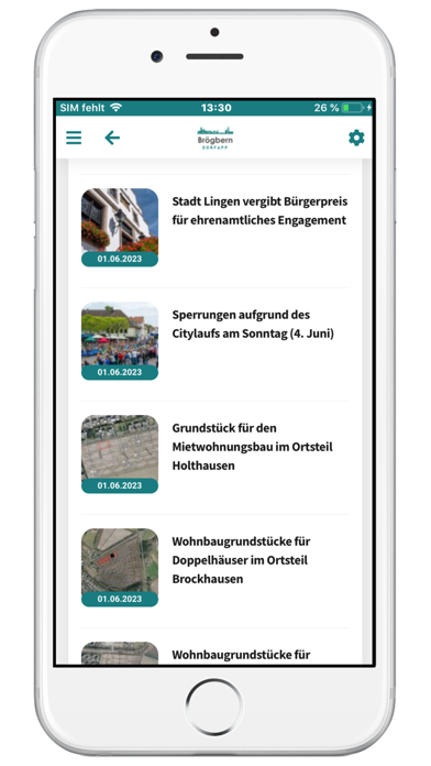 Broegbern Dorfapp Screenshot