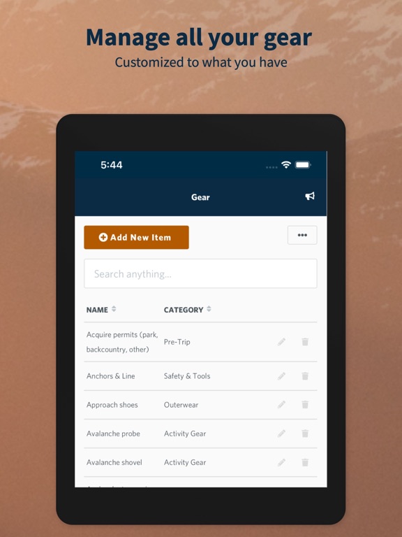Packup - Trip Planning iPad screenshot 3 - Travel app