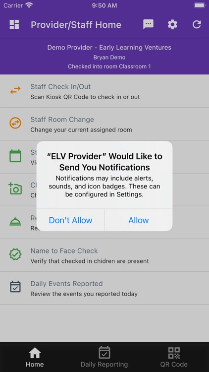 ELV Provider/Staff