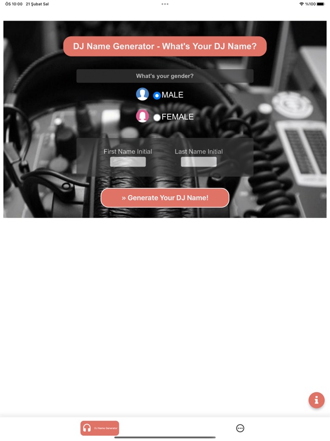 DJ Name Generator on the App Store