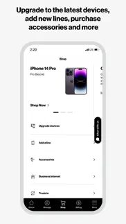 my verizon for business iphone screenshot 2