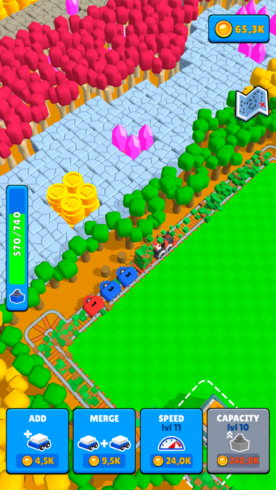 Train Miner: Idle Railway Game Screenshot