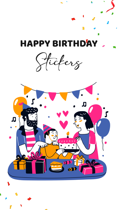 Animated Birthday Stickers! Screenshot