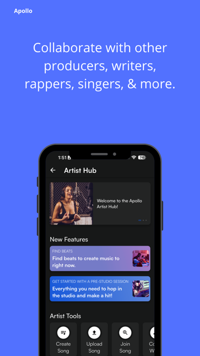 Apollo Music. Screenshot