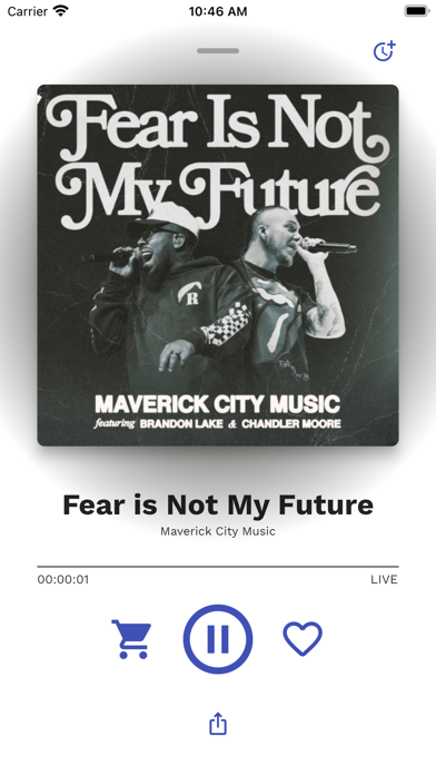 Crowned Radio Station iPhone screenshot 2 - Music app