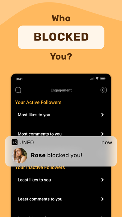 UNFO: Reports for Instagram Screenshot
