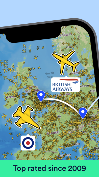 Plane Finder ⁃ Flight Trackerのおすすめ画像2