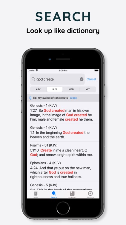 Bible - KJV ASV YLT WEB Reader screenshot-3