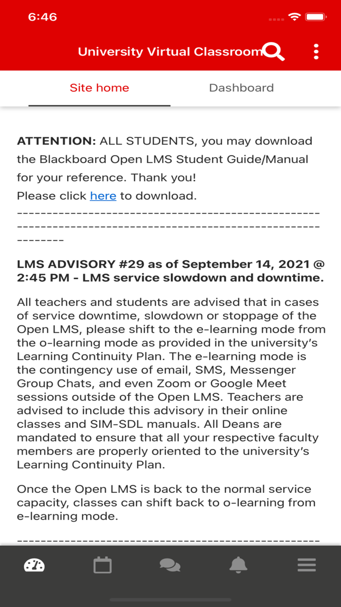 UM Virtual Classroom