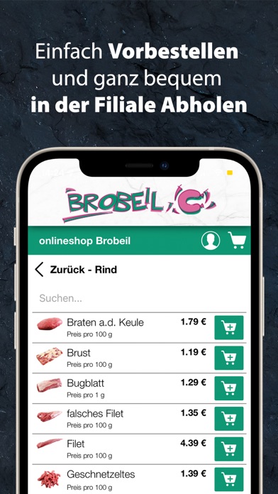 Metzgerei Brobeil Screenshot