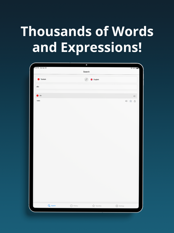 Screenshot #5 pour English Turkish Dictionary!