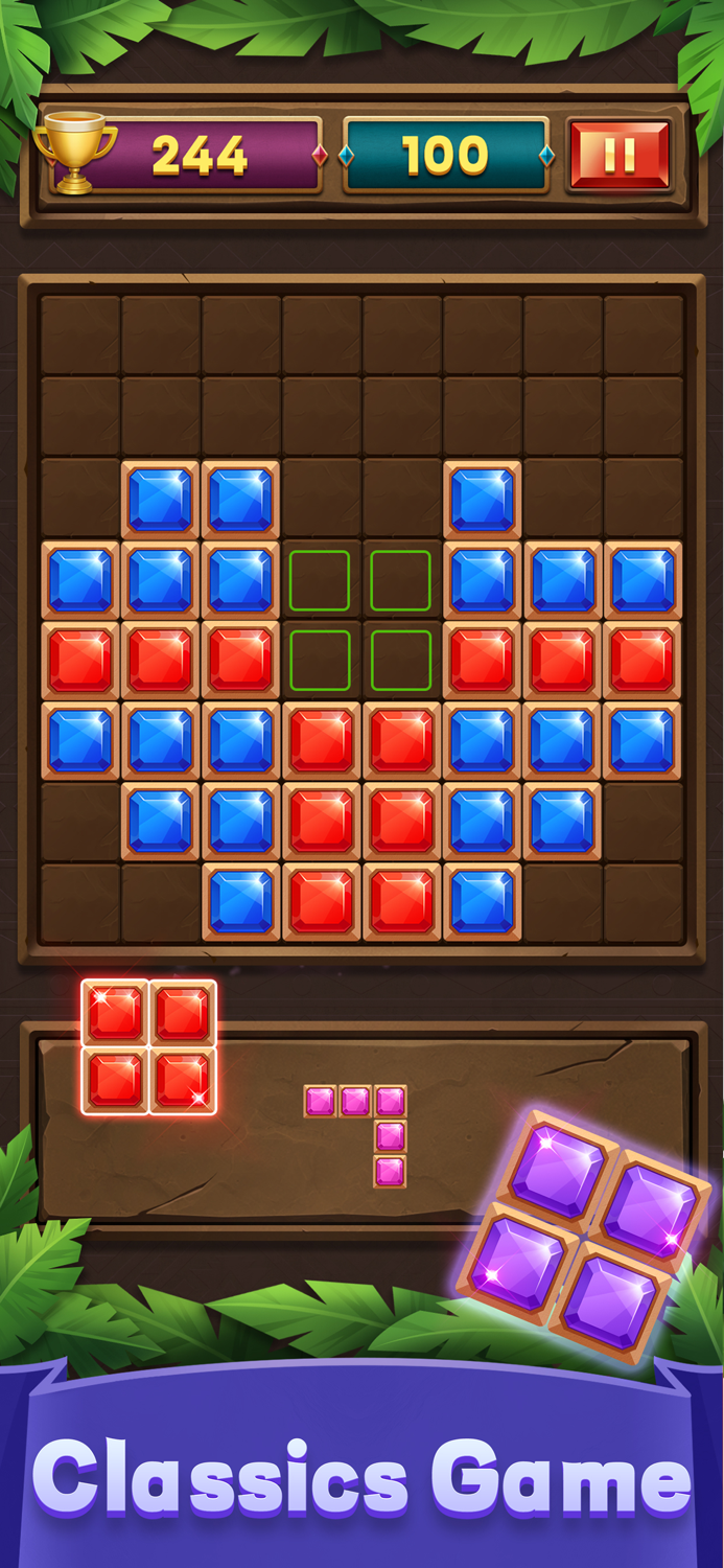 Jewel Block Puzzle Master