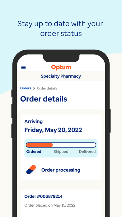 Optum Specialty Pharmacy Screenshot