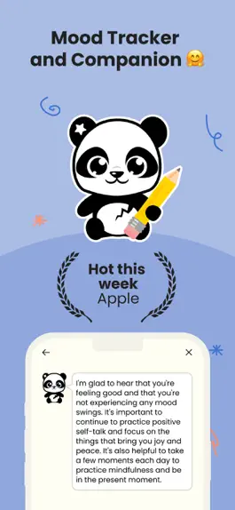 Game screenshot Mood Tracker - Earkick Panda mod apk