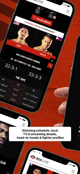 Game screenshot Box.Live - Boxing Schedule apk