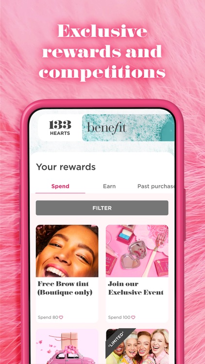 Benefit Loves: Rewards App