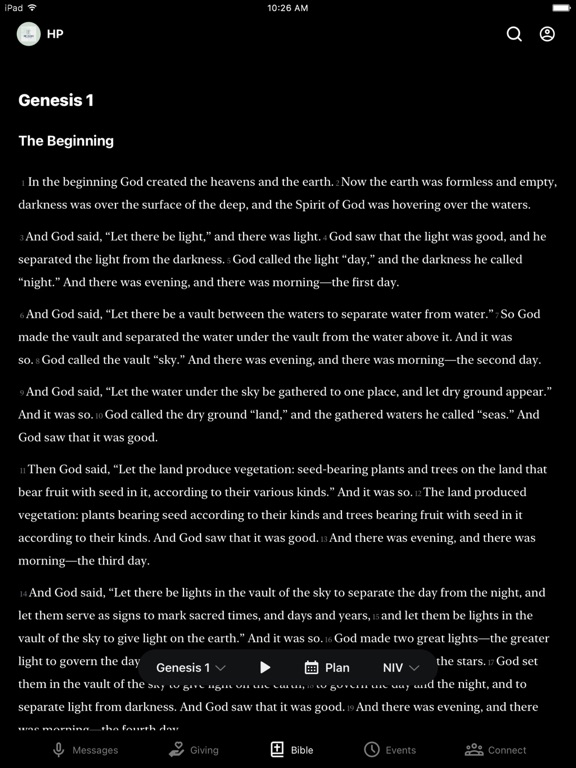 One Church @ Harvest Point iPad screenshot 2 - Education app
