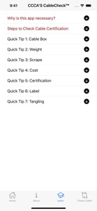 CCCA CableCheck screenshot #2 for iPhone