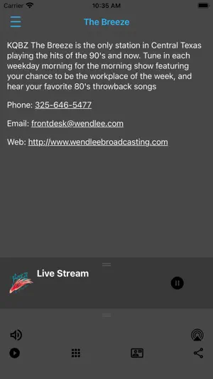 KQBZ 96.9 The Breeze screenshot 3