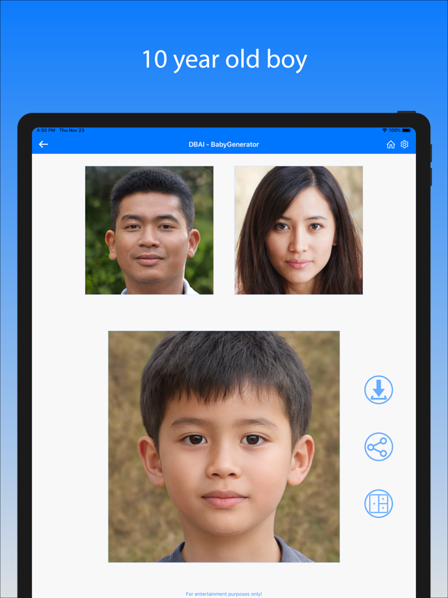‎BabyGenerator Guess baby face Screenshot