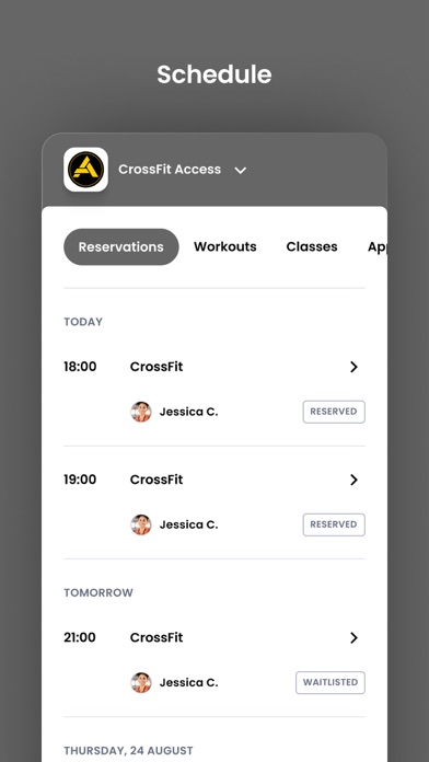 Screenshot #3 pour CrossFit Access