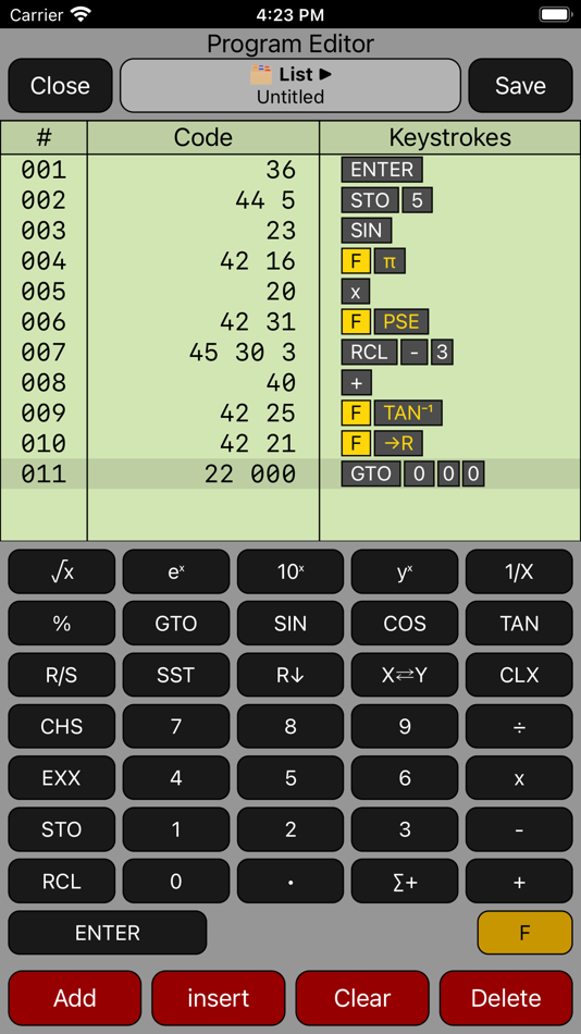 #4. RLM-10CX (iOS) By: R.L.M. Software