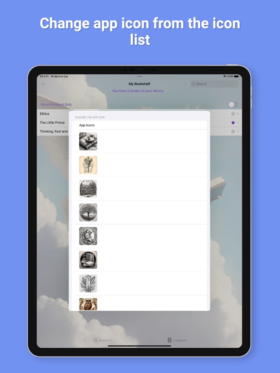 Book Tracker App - Ex Libris iPad screenshot 5 - Book app