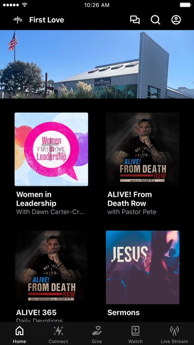 First Love Church App Screenshot