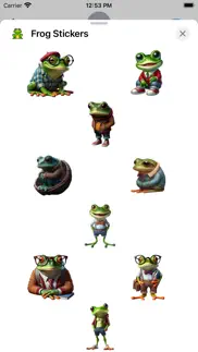 frog stickers iphone screenshot 1